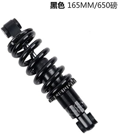 Rear Shock Absorber 260 Suspension Shocks Spring 260 Bicycle Mountain Bike 165mm 550/650lbs(Black)