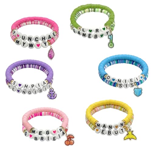 Fortivae Bracelets Kpop Merch, lot de 12 bracelets inspirés de l'amitié, accessoires pour tenues de concert, articles pour filles fans de pop coréenne, cadeaux pour les Eyekons et les fans de Kpop