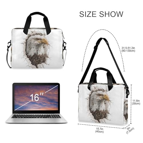 Bolso Maletín para Laptop 15.6 Pulgadas con Asa y Correa miniatura 5