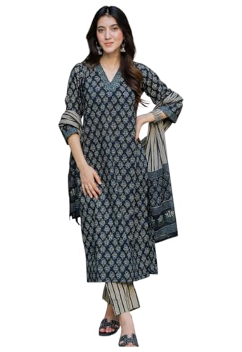 Ensemble kurta avec pantalon et dupatta pour femme afin d'éviter l'inconfort des tenues d'été