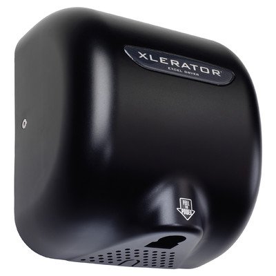 Raven Black XLERATOR Automatic Surface Mounted Hand Dryer Voltage: 277V, 5.5 Amp, Nozzle: 1.1N sound reduction
