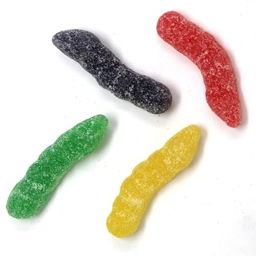 Sour Jelly Worms 7.19 oz. 4 sabores surtidos miniatura 7
