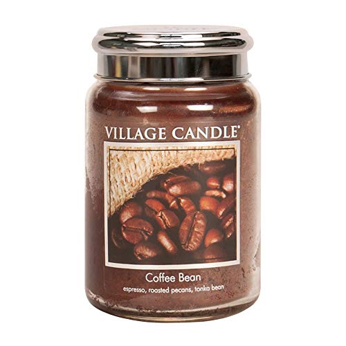 Village Candle Coffee Bean 26 oz Large Glass Jar