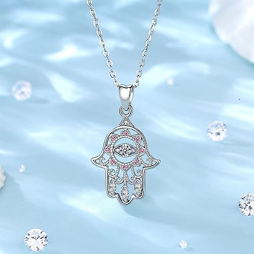 Collier pendentif en argent sterling pour femme et chaine fine de qualite
