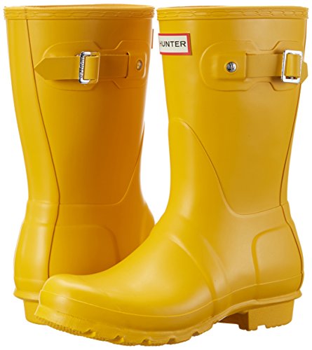 Hunter Womens Original Short Yellow 1 Rain Boot - 8 B(M) Us #TOP7