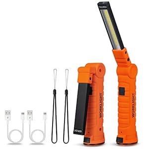 LED Rechargeable Inspection Lamp Torch,Vagocom Portable Work Light Super Bright Flashlight Torches Battery Powered with…