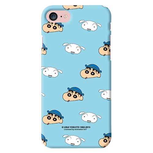 iPhone16e 用 クレヨンしんちゃん 薄型 スリムハードケース 【日本国内から発送】 CrayonShinchan Face Pattern S1 Slim Case アイフォン 16e 対応 PC ポリカーボネート キャラクター カバー Type3