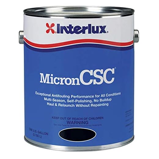 Interlux Micron CSC Boat Hull Antifouling Bottom Paint Gallon Black