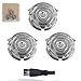 HQ9 Replacement Heads, Shaver Heads Blades Cutter Replacement for Philips Norelco SpeedXL 8240XL 8140XL 8150XL 8160XL 8170XL 8171 8175, 8100 series, 8200 series, 9100 series, and PT/AT900 (Pack of 3)