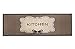 Produktbild Bavaria Home Style Collection Küchenteppich Küchenläufer Küchenteppich Läufer Kitchen Romantik für Ihre Küche | Der Läufer ist rutschfest und waschbar |Küchen Deko Matte | Braun Größe 50x150 cm