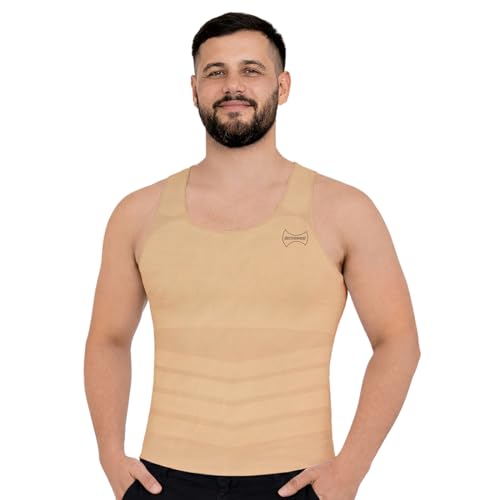 Image of dermawear Men Breezeology Zenrik-G Chest And Abdomen Vest Shapewear
