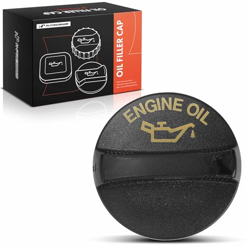 A-Premium Engine Oil Filler Cap Oil Cap Compatible with Ram 1500 2500 3500 & Jeep Grand Cherokee, Wrangler, Cherokee, Compass & Dodge Grand Caravan, Charger & Chrysler & Fiat & Mitsubishi & Volkswagen