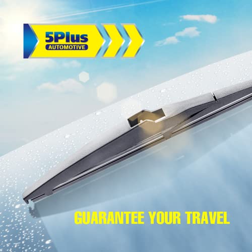Image of 5 PLUS Custom-Fit Back Wiper fits 2018-2026 Jeep Compass Rear Wiper Blade | 10 inch Wiper Blade,OEM Quality Premium All-Seasons Rear Wiper blade,Streak-Free Wiping,Quiet Clear Visibility