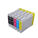 brother lc1000bk cartridge  5 Patronen für Brother LC 1000, mfc230 C/240 C/260 C/440 CN/DCP 660 CN, Mfc 130 C/DCP 135 C/150/330 C (kein Original)