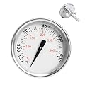 BQMAX 7581/60540 Grill Thermometer for Weber Q Series Weber Spirit E/S 210, 310, 220, Grill Heat Indicator Temp Gauge for Weber Charcoal Grills, Grill Temperature Gauge for Spirit I & II 200 Series