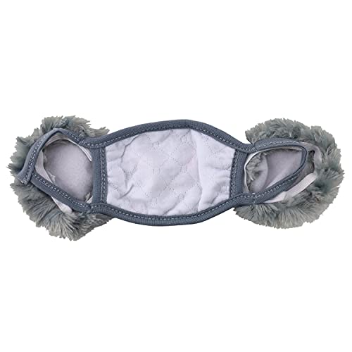 Image of Trendy Apparel Shop Kids Winter Animal Face Breathable Cat Mask & Earmuffs