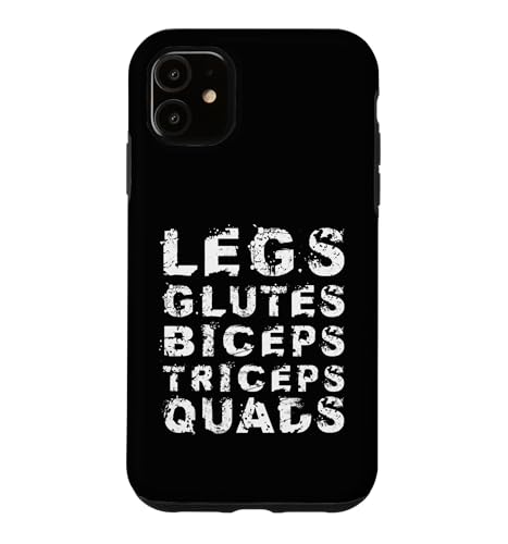 Legs Glutes Biceps Triceps Quads �ؓ� �W�� �X�}�z�P�[�X iPhone 11 �p