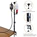 UISKOOPW Rotary Tool Hanger Flex Shaft Accessories Holder Stand Compatible with Foredom Dremel Grobet Tools,Height Adjustable Rotary Motor Mount with Table Clamp(28inchs)