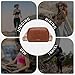 TENSTAR Mini Belt Bag for Women Fashion Crossbody Fanny Packs for Women Vegan Leather Waist Bags with Adjustable Strap (Brown)