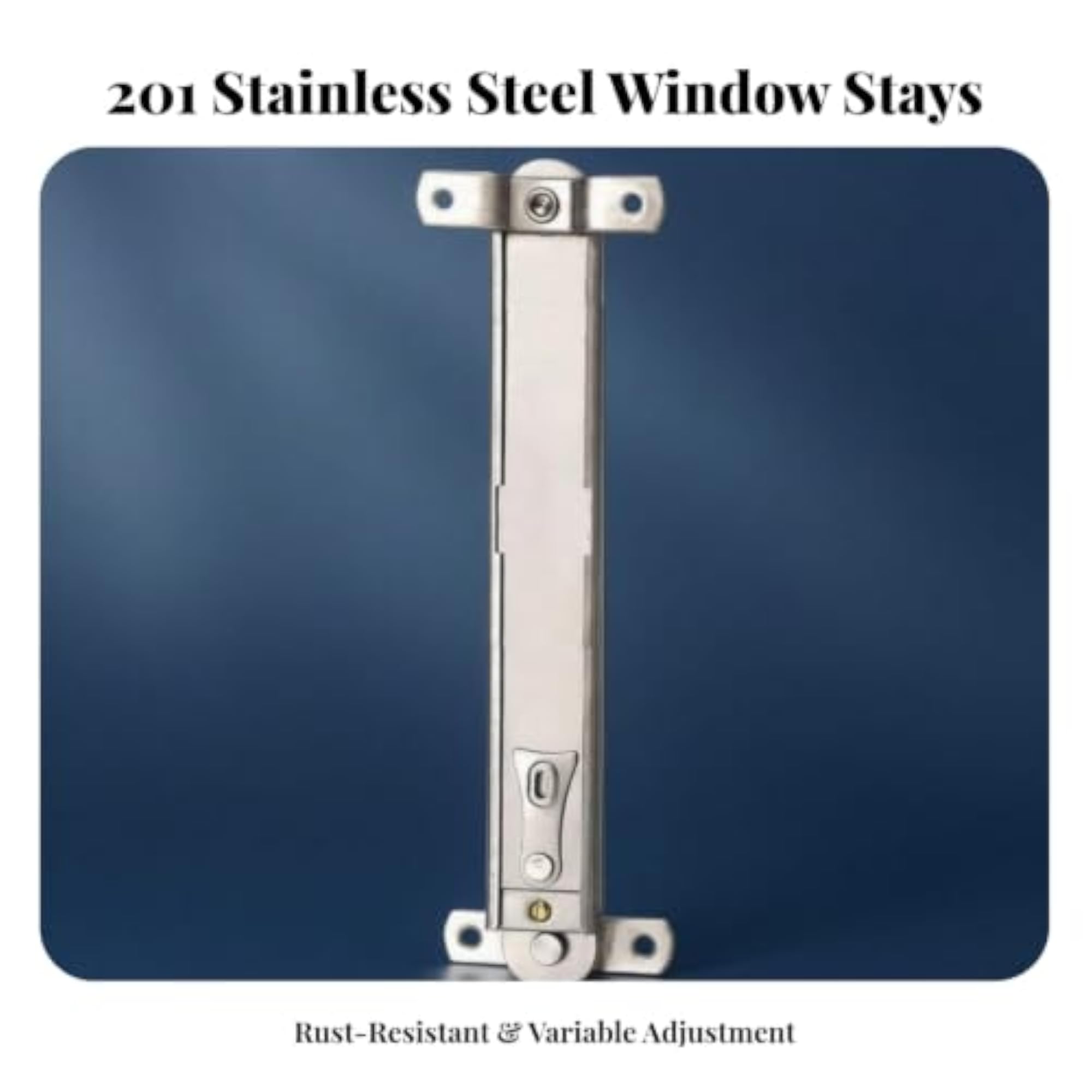 Rust-Resistant Telescopic Window Stay with Locking