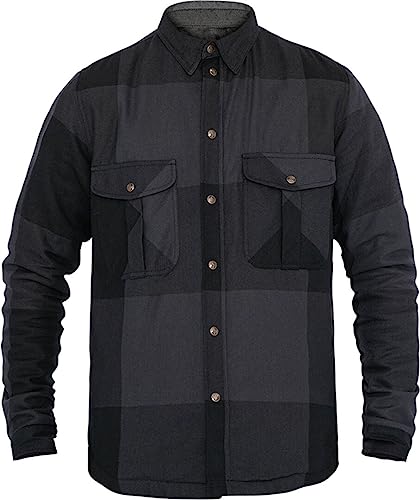 John Doe Motoshirt XTM Big Block Motorcycle Shirt, grey/black, S