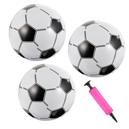 SUPVOX 1 Set Inflatable Beach Balls for Swimming Pool Balls Air Pump Lightweight Safe and Fun for Parties Poolside Play and Beach Activities