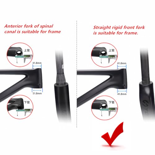 Image of BestParts Full Carbon MTB Front Fork 1-1 /8 inch 26 /27.5 /29 inch Rigid Disc Brake