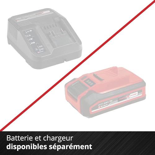 Fraise à neige sans fil Einhell pour déblayer l'allée du garage