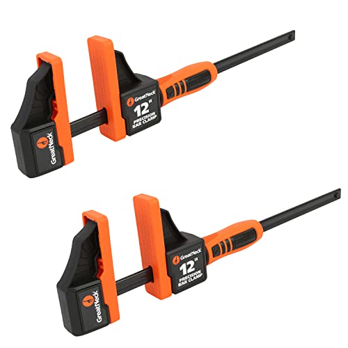 GreatNeck 74291 2-Pack 12" Wood Clamps w/ 300 Lb. of Clamping Force