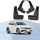 XSYing Auto Flap Paraspruzzi per Tiguan RLine 2019-2022, Parafango Parafanghino Fender Splash Ruote Posteriore Accessori