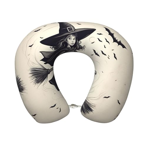 Almohada de viaje de espuma viscoelástica y diseño en U