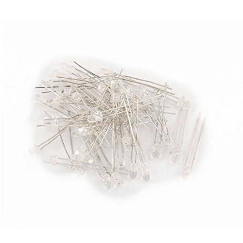 Aexit 50 Pcs Audio & Video Accessories Low Power 940 Nano IR Infrared LED Diode SD-DR312C9 for Connectors & Adapters CCTV Camera