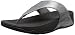 FitFlop Women's Lulu Shimmersuede Flip Flop, Pewter, 7 M US