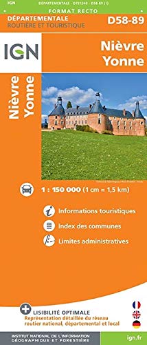 Télécharger Nièvre, Yonne : 1/150 000 Gratuit