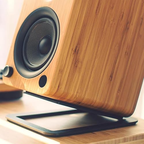 Soporte solido para bocina pequeña y mediana elevador de audio estable para mesas y estanteria 6