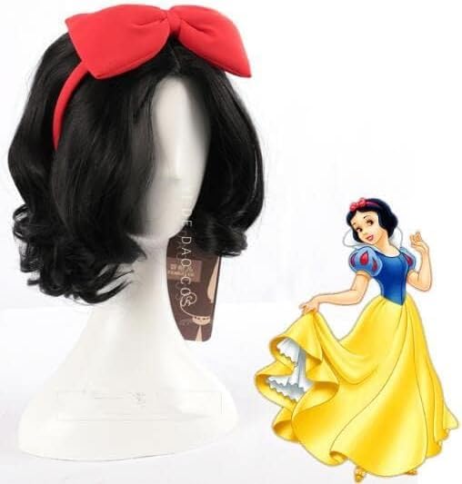白雪姫　ウィッグ ☆How to make a Princess Snow White style wig☆Classe - YouTube