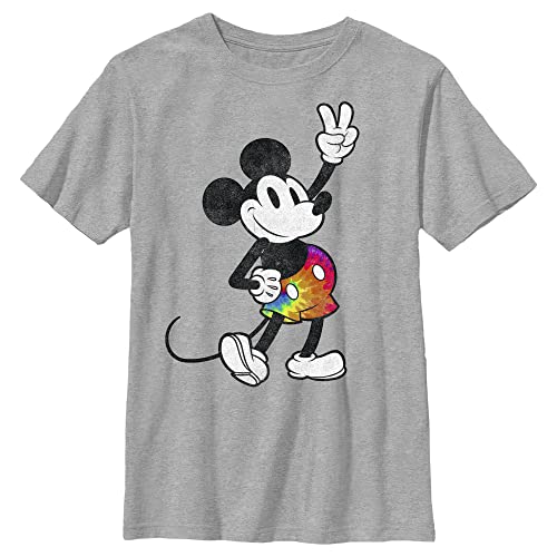 T-shirt Mickey Disney tie dye à manches courtes pour garçon
