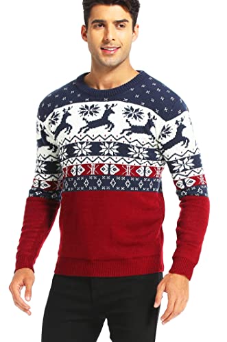 *daisysboutique* Men's Holiday Reindeer Snowman Santa Snowflakes Sweater3