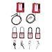 JTLB Electrical Lockout Tagout Kit Locking Padlock Set Hasp Universal Circuit Breaker Lock Loto Padlock Safety Padlock Set for Industry