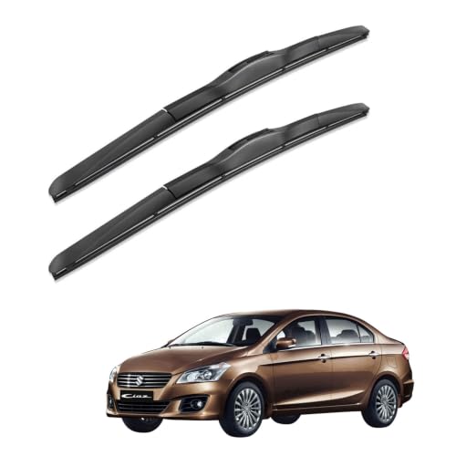 Image of Oshotto Frameless (O.E.M Type) Wiper Blades Compatible with Maruti Suzuki Ciaz (24 inch / 16 inch)