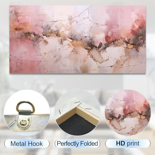 Peinture abstraite moderne encadrée pour salon chic et lumineux