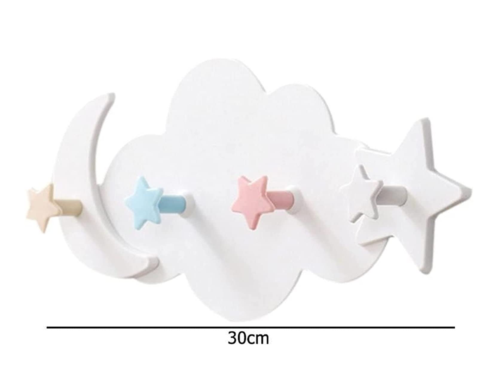 Garderobenhaken Haken Kleiderhaken Star Cloud Hook, Kleideraufhänger, Selbstklebend, An Der Wand Befestigter Kleiderhaken Kleiderhaken Wand Für Bad