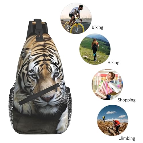 Morrales Cruzados Tiger Lie Para Hombre y Mujer Negro miniatura 6