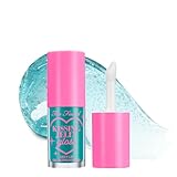 Too Faced Kissing Jelly Lip Oil + Gloss | Hydrating Lip Serum Treatment with Jojoba Oil for Instant Moisture and Glossy Shine, 0.15 Fl Oz, Sweet Cotton Candy