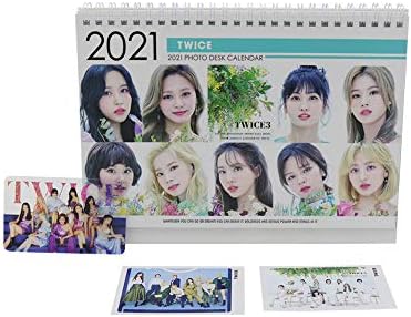 Twice Kpop Desk Calendar With Transparent Photo Cards Set Amazon Sg Office Products