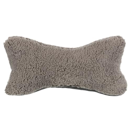 TRIXIE 38000 Kopfkissen Bendson, 40 × 22 cm, hellgrau/dunkelgrau, Schwarz