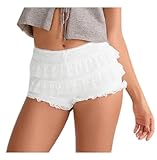 Matériau confortable : ce joli short pour femme est fabriqué à partir d'un mélange de 95 % polyester et 5 % élasthanne, assurant une sensation douce, légère et respirante. Le tissu élastique les rend super confortables à porter par temps chaud d'été