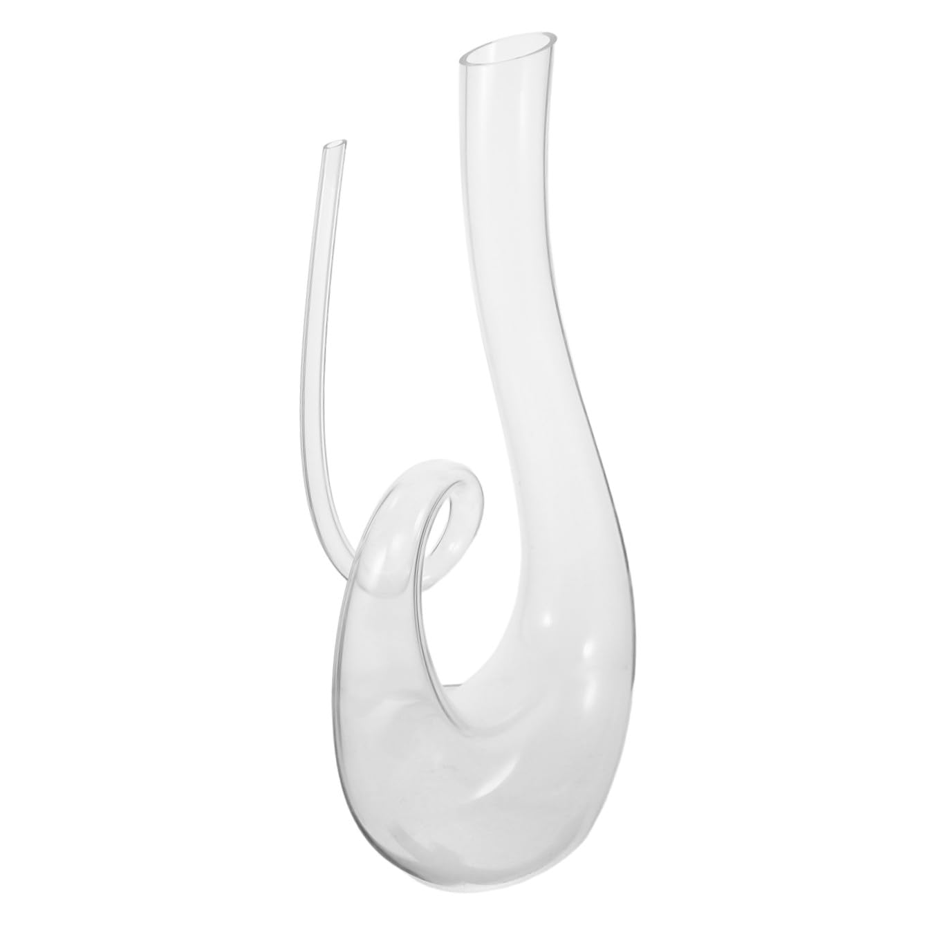 TOYANDONA Jarra Decantadora de Vidrio Transparente sin Plomo 1300 Ml para Uso en Bares y Aficionados al Vino