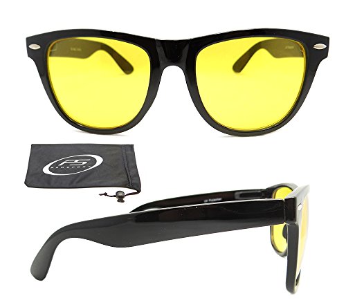 Yellow Sunglasses Night Vision Glasses Reduce Glare Blue Light Blocking Computer Classic Retro Style2