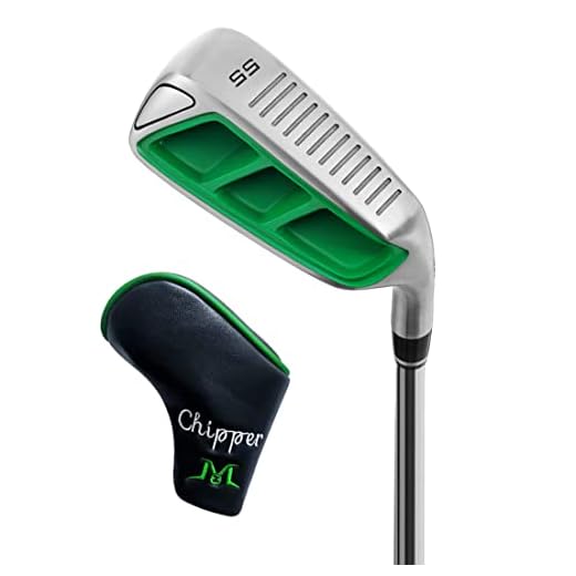 MAZEL Golf Chipper Club for Men,Green Head Golf Wedge 35,45,55,60 Degree,Right & Left Handed,35 Inch (55 Degrees, Right-Handed)